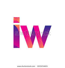 Initial Letter Iw Logo Lowercase Magenta And Orange Modern And Simple Logo Design Simple Logo Design Initials Logo Logos