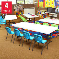 Lifetime 6 Folding Tables With Stacking Kid S Chairs 4 Pack Kids Chairs Table And Chair Sets Chairs For Sale