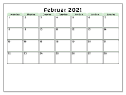 Leere kalender für februar 2021 sind in verschiedenen ausführungen erhältlich. Druckbare Februar Kalender 2021 Zum Ausdrucken Pdf Excel Word The Beste Kalender