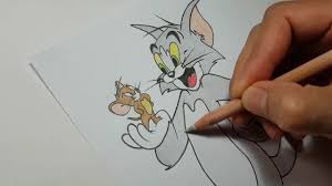 Wow gambar keren ini dibuat hanya dengan menggunakan pensil warna. Menggambar Tom And Jerry Dan Mewarnai Dengan Pensil Warna Youtube