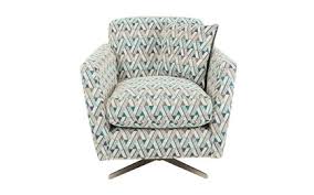 Swivel armchairs are ideal in a living area or a sitting room offering special relaxing moments on a cosy seat. Quinn Patterned Swivel Chair