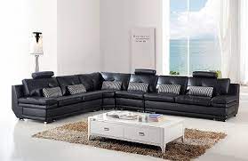 A sectional commands attention, making it the center of the room. China Italian Big Corner Living Room Genuine Black Leather Sofa H 2026 China Sofa Modern Leather Sofa