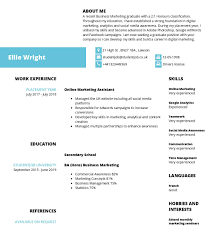 Although, as a fresh graduate you probably haven't been employed by many companies or haven't worked as a manager try to describe as many work experiences as possible. Cv Examples And Cv Templates Studentjob Uk