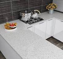 CRE8TIVE Carta da Parati Granito Bianco Pellicola Adesiva per Mobili Lucido  Impermeabile Muro Terrazzo Cucina Piano di Lavoro Bagno 30cm x 200cm : ...