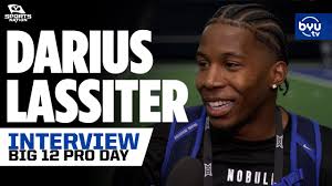 Darius Lassiter at Big 12 Pro Days talks about his time at BYU and what he  can bring to an NFL team