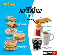 You will receive an email from the mcdonald's arabia team with the answer to your question within 48 hours. Mcdonald S Mcsavers Breakfast Mix Match Promotion Loopme Malaysia