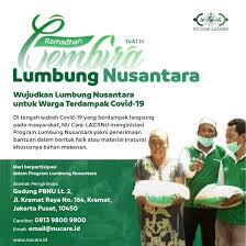 Sos dan sekretaris abdul khalim, s.pd. Nu Care Lazisnu On Twitter Anda Dapat Turut Membantu Masyarakat Ekonomi Lemah Dg Mengirim Berbagai Bahan Makanan Melalui Alamat Pengiriman Gedung Pbnu Lt 2 Jl Kramat Raya No 164 Kramat Senen Rt 7 Rw 2 Kenari
