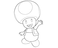 Drawing is really fun and so is coloring! Nintendo Toad Coloring Pages