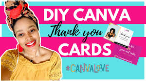 Cards can be delivered in five to seven business days. How To Create Thank You Cards With Canva And Canva Prints Your Online Business Coach Dallas Gordon Youtube