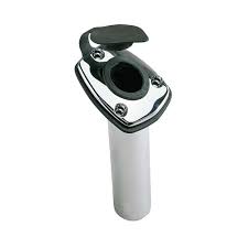 Hybrid flush mount rod holders. Amazon Com Perko 1205dp0chr Angled Flush Mount Rod Holder Sports Outdoors