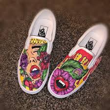 I Custom Paint Each Order To The Clients Request I Can Paint Anything Sports Teams Disney Realism Or Contrast I Use A Custom Vans Shoes Shoes Custom Vans