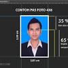 Pada contoh ini, saya mengubah ukuran foto menjadi 3×4 (3 cm x 4 cm). 1