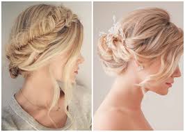 4 braided headband with loose tendrils there is definitely a touch of romanticism to this braided headband, don't you think? 40 Elegant Prom Hairstyles For Long Short Hair Somewhat Simple