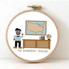 Check spelling or type a new query. 2 X Geography Teacher Cross Stitch Pattern Studio Koekoek