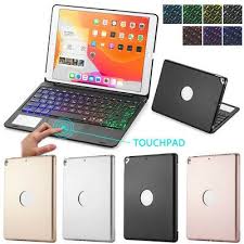 For 10 2 2019 Ipad Keyboard Case Backlit Bluetooth Keyboard With Folio Cover In 2020 Ipad Keyboard Case Ipad Keyboard Keyboard Case