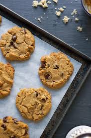 Flourless Peanut Butter Chocolate Chip Cookies Recipe Flourless Peanut Butter Chocolate Chip Cookies Cookie Recipes Chocolate Chip Peanut Butter Peanut Butter Chocolate Chip Cookies