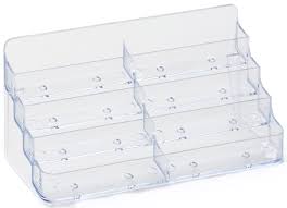 Card holder type business card wallet, global product type card holders, number of compartments n/a, card capacity 25. Acrylic Business Card Holder 8 Pocket Display