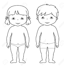 Pagina Para Colorear Con Lindo Nino Y Nina Ninos Pequenos Aislados En Blanco Ilustracion Vectorial Ilustraciones Vectoriales Clip Art Vectorizado Libre De Derechos Image 67295053