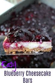 Easy Blueberry Cheesecake Bars Blueberry Cheesecake Recipe Blueberry Desserts Recipes Easy Blueberry Cheesecake Recipe
