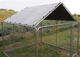 Select the insulated metal roof and electric package with space heater for additional insulation and warm. Diy 10 X 10 Kennel Cover High Pitch