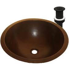 novatto caracas round copper bathroom