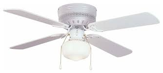 Hunter low profile 52 plus. White 42 Hugger Ceiling Fan W Light Kit 5745 Traditional Ceiling Fans By Hardware House Houzz