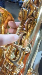 Repair tech Steven Georges of @momentsnoticerepair stopped by our table at  the @musicmedic sax smackdown and shared his experience using our Key  Leaves products