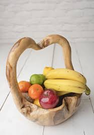 Or the basket might include a combination of fruit and dried good items. Exotic Teak Wooden Handmade Basket Fruit Salad Decoration Basket Craftwood Ni