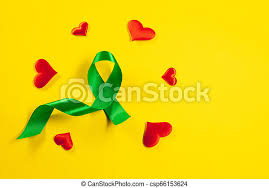 Liver cancer information including symptoms, diagnosis, treatment, causes, videos, forums, and local community support. Liver Cancer And Hepatitis B Hvb Awareness Month Ribbon Emerald Green Or Jade Ribbon Awareness Color On Yellow Background Canstock