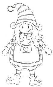 tampon digital free stamp lili la crevette coloriage noel dessin lutin de tigre