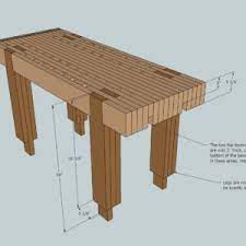 I built this split top roubo style woodworking bench out of affordable lumber from the home center. 2 6 Roubo Workbench Stumpy Nubs Woodworking Journal