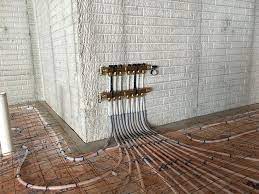You don't have to go with carpet to add warmth to the room. Radiant Floor Heating Installation Martinov Photo Gallery