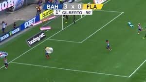 Aos sete minutos, gilberto tocou para moisés. Com Tres Gols De Gilberto Bahia Vence Flamengo Na Arena Fonte Nova 04 08 2019 Uol Esporte