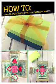 Exploding Box Card With Love Messages Exploding Box Card Exploding Boxes Card Box