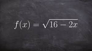 Find The Domain And Write In Interval Notation Of A Square Root Function Youtube