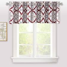 red valances & kitchen curtains you'll