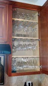 Otherhouse wine glass rack hanging wine cup holder bar goblet stemware storage racks shelf hanger iron kitchen organizer. Road To The Ravenna Diy Wine Glass Storage Diy Wine Glass Wine Glass Storage Glass Storage