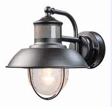Secure Home Nautical 9 4 In H Matte Black Medium Base E 26 Outdoor Wall Light Lowes Com In 2021 Outdoor Wall Lighting Wall Lights Light