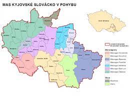 Storočia v češtine, a zhruba do polovice 19. Mapy A Uzemi Kyjovske Slovacko V Pohybu