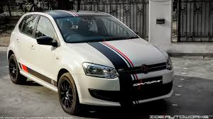Vw Polo With Custom Racing Graphics Ide Autoworks Vw Polo Volkswagen Polo Volkswagen