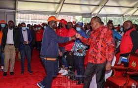 State House Kenya on Twitter: &quot;2/3 The party leaders at the Jubilee Party  NDC included Raila Odinga (ODM), Kalonzo Musyoka (Wiper Democratic  Movement), Gideon Moi (KANU), Charity Ngilu (NARC), Cyrus Jirongo (United