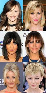 The Best And Worst Bangs For Inverted Triangle Faces Frisur Gesichtsform Haar Pony Haarschnitt Ideen