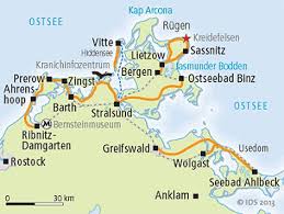 Sternradtour Stralsund Radreise 8 Tage Velociped Stralsund Ostsee Ostsee Rugen