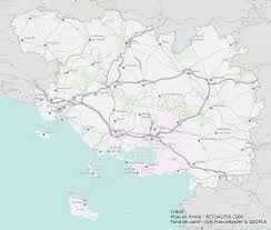 Aujourd'hui sur rakuten, 22 bretagne sud morbihan vous attendent au sein de notre rayon. Carte Du Morbihan Morbihan Carte Des Villes Communes Relief Sites Touristiques
