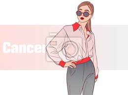 The character of a cancer zodiac sign individual is the least clear of all the signs of the zodiac. Zodiac Sign Cancer Beautiful Girl With With Long Hair Zodiac Fototapete Fototapeten Romantisch Frau Lacheln Myloview De