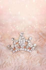 Small Diamond Crown On Pastel Background Pink Diamond Wallpaper Diamond Wallpaper Iphone Pastel Background