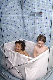 Genieße ein entspannendes bad in der faltbaren badewanne für erwachsene! Kaufen Bibabad Flexi Faltbare Badewanne 60 80 Cm Blau Jollyroom