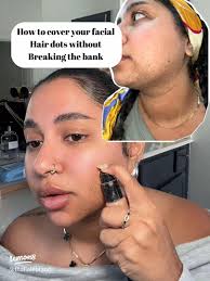 How you can cover your PCOS facial hair dots