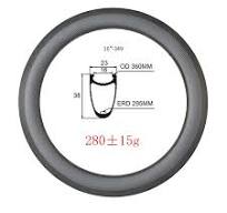 Llantas De Carbono Clincher UD 3K 12K Para Niños, Llantas De Fibra De Carbono Para Bicicleta BMX