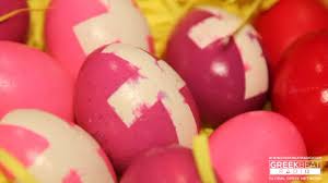 Making traditional orthodox easter eggs. Greek Orthodox Easter Dyeing Orthodox Eggs And The Tsougrisma Egg Game Youtube